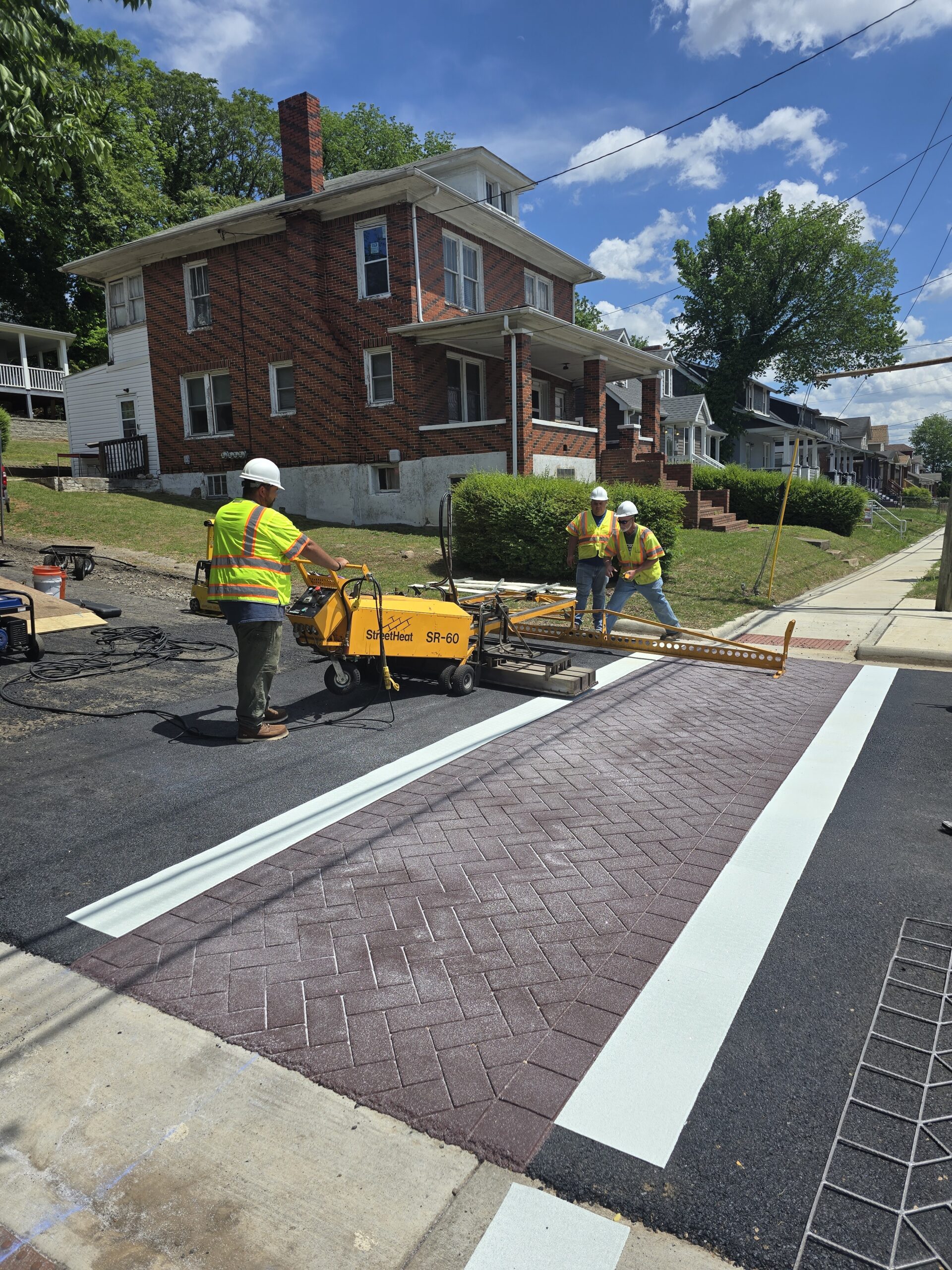 Asphalt Stamping, Thermoplastic, and Custom Logos